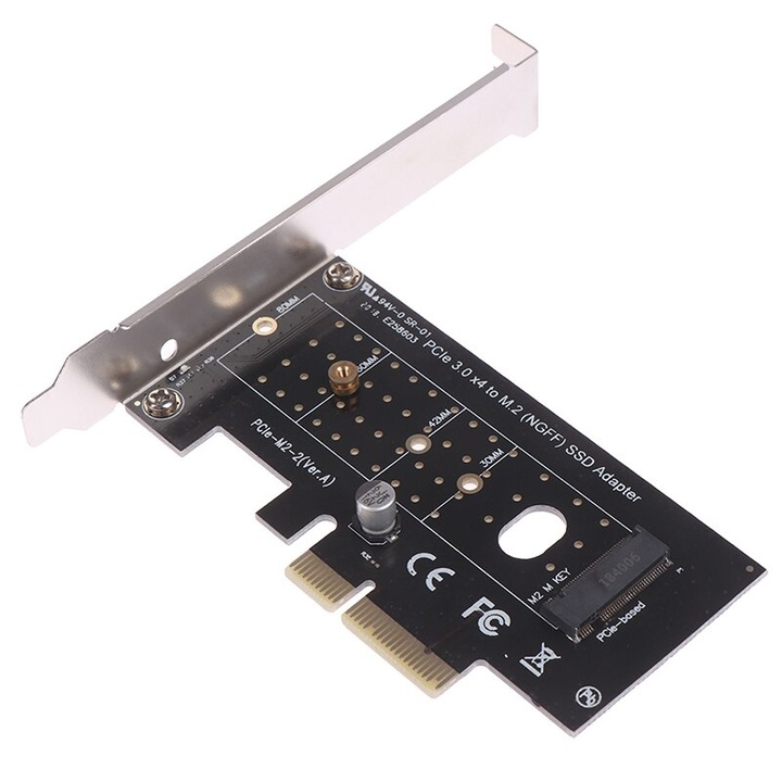 Преходник NEXT, M2 SSD NVME към PCI-E 3.0 x4