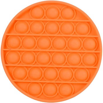 Jucarie senzoriala antistres, Pop it now, portocaliu , 12.5 x 12.5 x 1.5 cm Jucarie senzoriala antistres, Pop it now, portocaliu , 12.5 x 12.5 x 1.5 cm