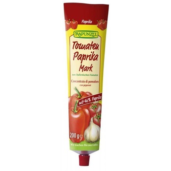 Pasta de Tomate cu Ardei Bio in Tub 200 grame Rapunzel Pasta de Tomate cu Ardei Bio in Tub 200 grame Rapunzel