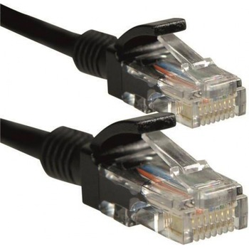 Cablu retea CAT5E, negru, 85 cm lungime Cablu retea CAT5E, negru, 85 cm lungime