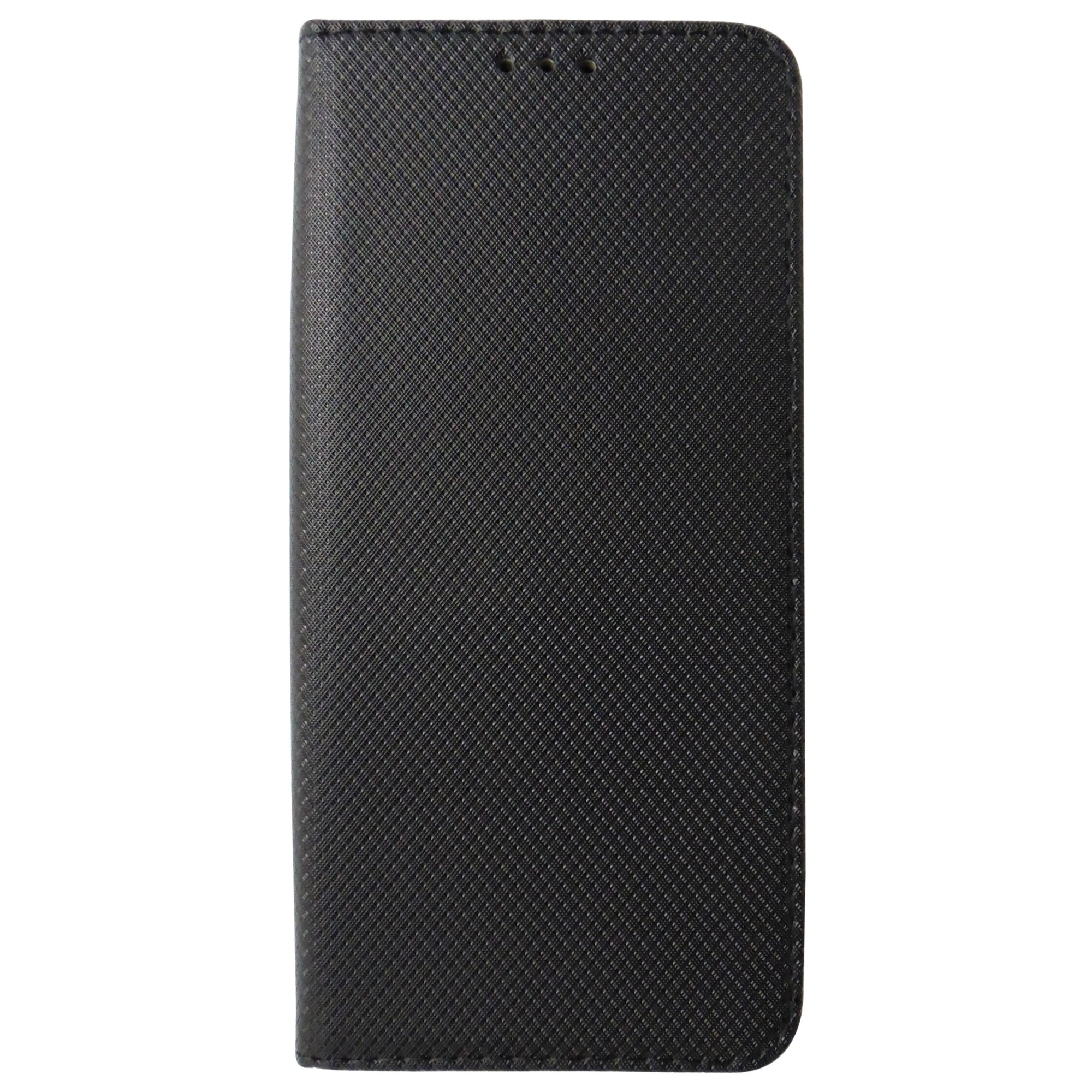 Husa tip carte cu stand Smart Magnet neagra pentru Motorola Moto G9 Play, E7 Plus