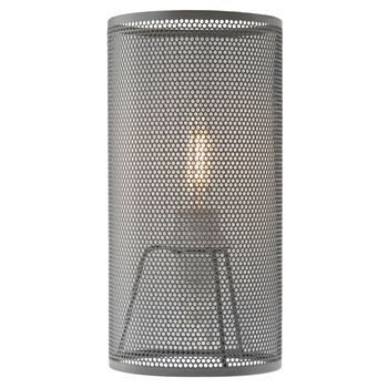 Veioza sau lampa stil modern, industrial, metal traforat vopsit gri,pentru birou, dormitor, living, ATS Veioza sau lampa stil modern, industrial, metal traforat vopsit gri,pentru birou, dormitor, living, ATS
