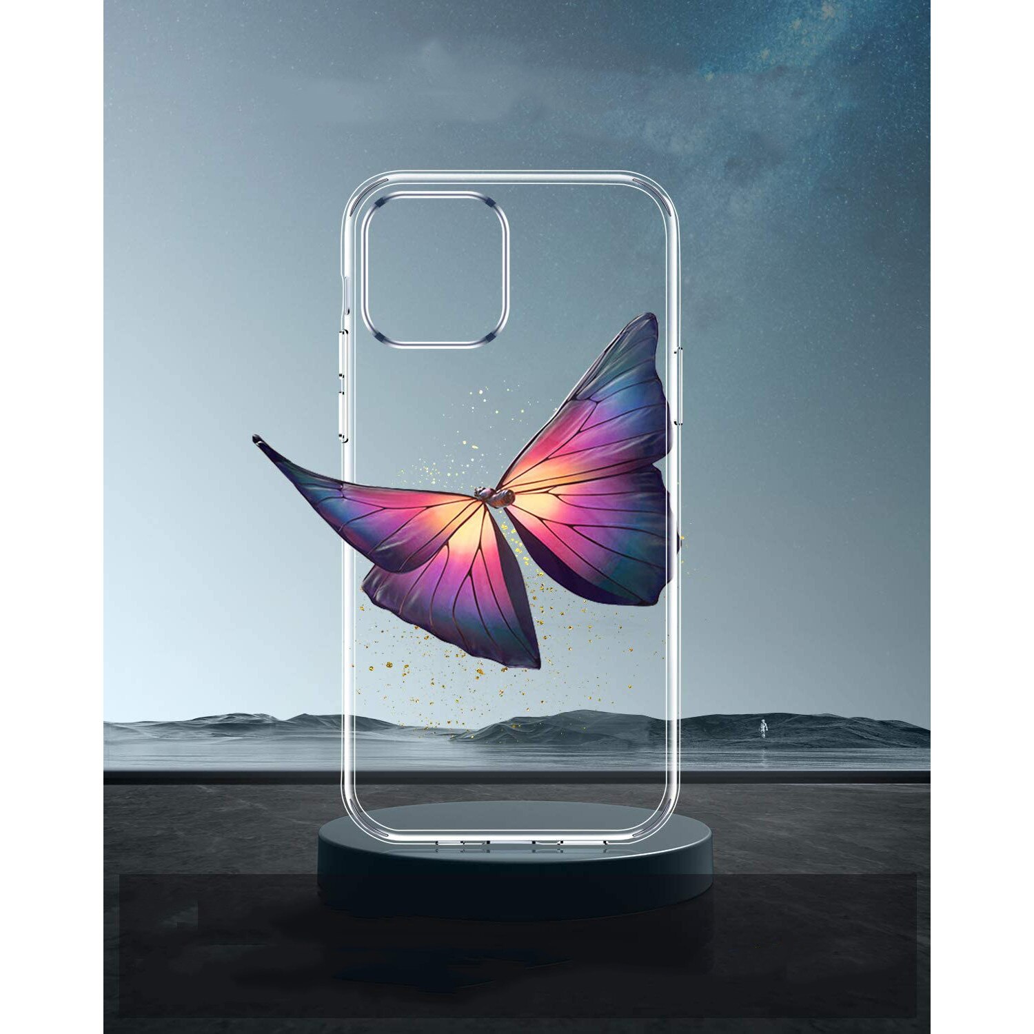 Husa protectie compatibil cu iPhone 12 Mini (5.4"), Ultra Slim, din silicon, Transparent