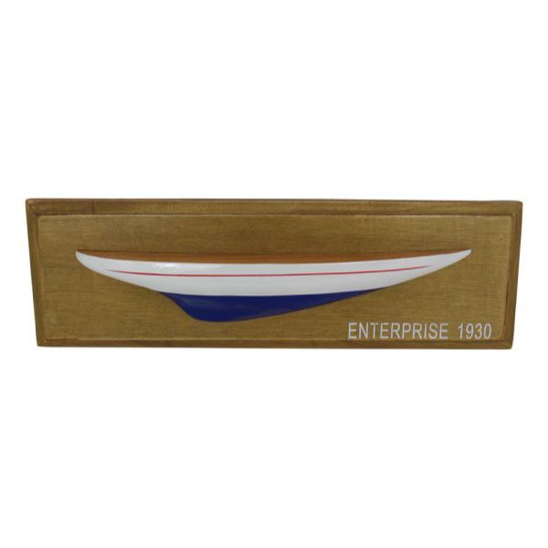 Macheta navala Enterprise, lemn pictat, L 37.5 cm