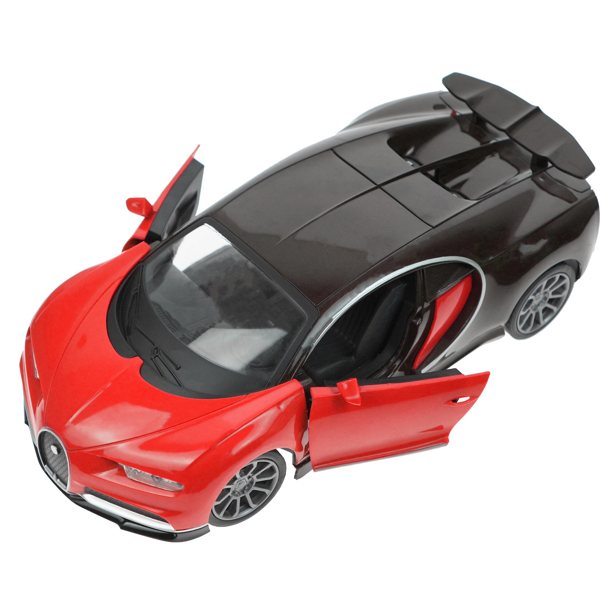 Masinuta de Jucarie cu Radiocomanda, luminite si baterii reincarcabile incluse, rosie - JT324R