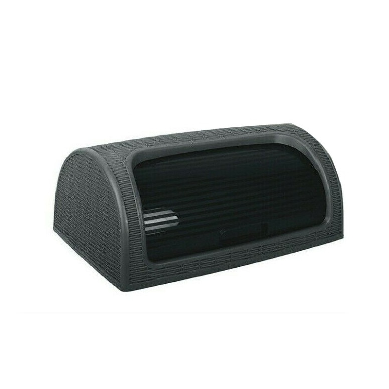 Cutie de paine , gri , dimensiune 41.4 x 26. 9 x 18.1 cm