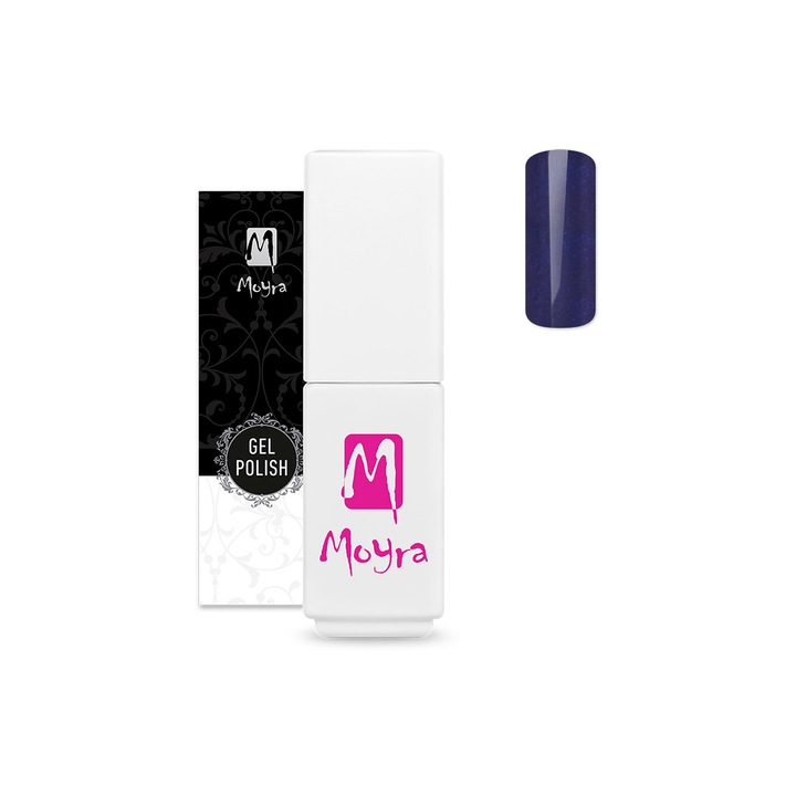 Oja semipermanenta mini Moyra 5,5ml 217 Albastru