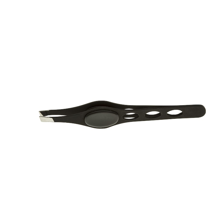 Penseta pentru sprancene, profesionala, AMY060016, Negru