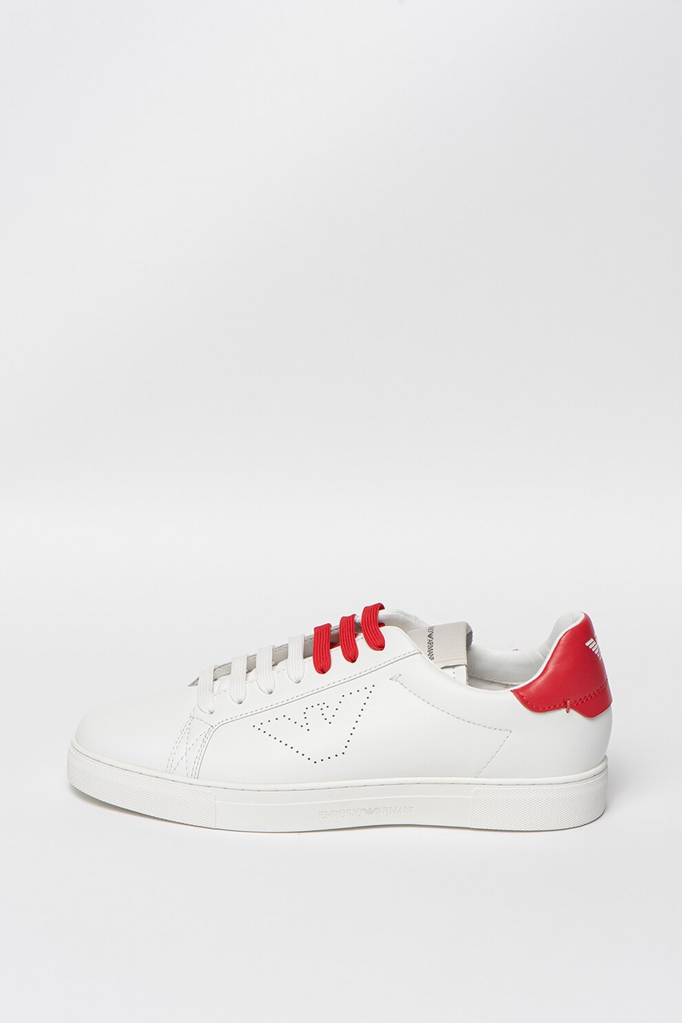 Emporio Armani, Pantofi sport cu logo cu perforatii