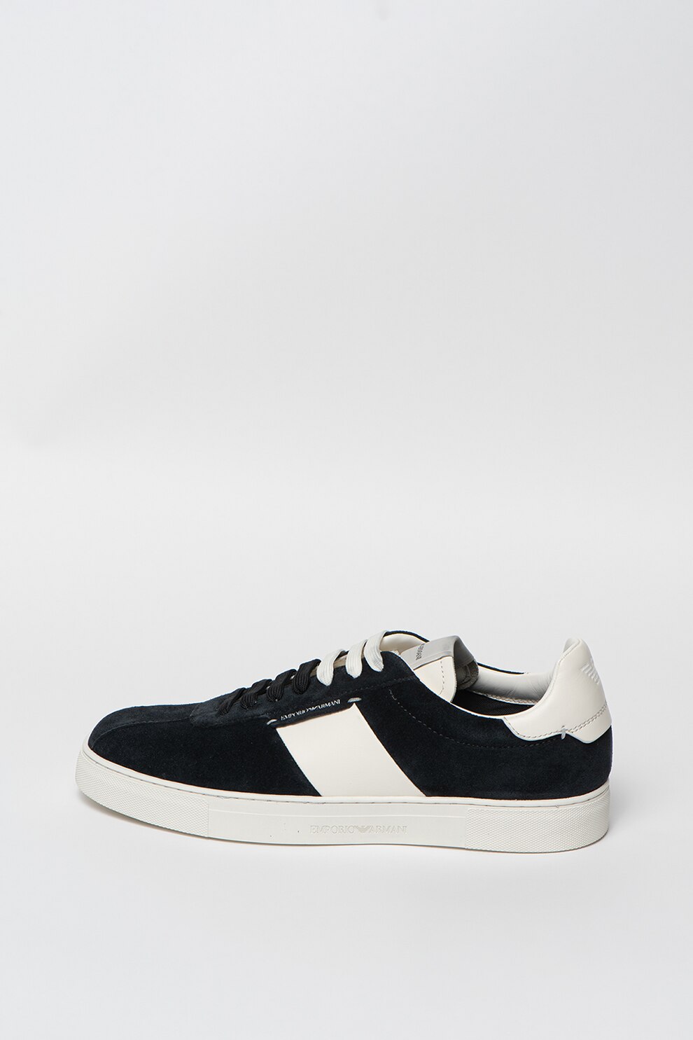 Emporio Armani, Pantofi sport de piele si piele intoarsa