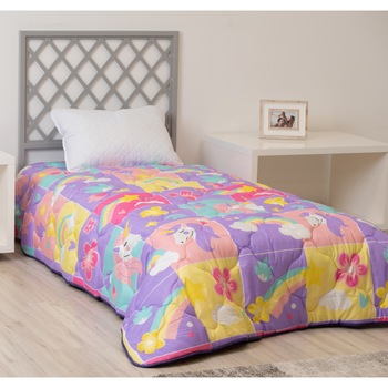 Pilota matlasata Unicorns Viseo Somnart, microfibra, 150x200 cm, 300 g/mp Pilota matlasata Unicorns Viseo Somnart, microfibra, 150x200 cm, 300 g/mp
