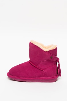 BEARPAW, Ghete de piele intoarsa cu garnituri cu canafi, fara inchidere Mia BEARPAW, Ghete de piele intoarsa cu garnituri cu canafi, fara inchidere Mia