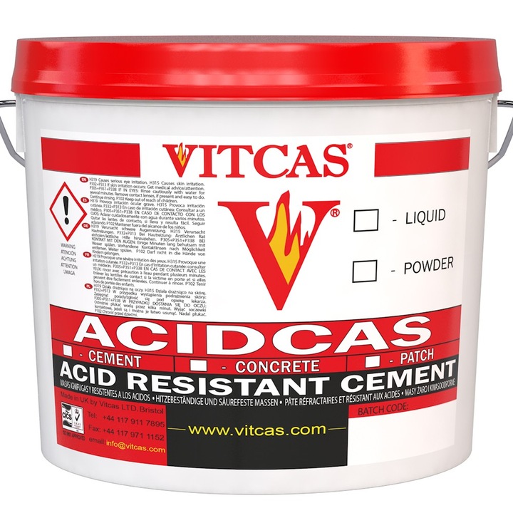 Mortar Vitcas Acidcas, Ciment rezistent la acid, 25 kg