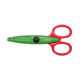 Set 10 Foarfeci DACO Zig-Zag, 14 cm, Multicolor Set 10 Foarfeci DACO Zig-Zag, 14 cm, Multicolor