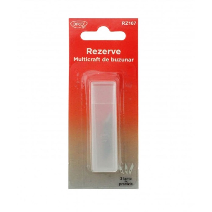 Rezerva Cutter Multicraft Daco, 3 Buc/Set, Metal, Gri, 3 Dimensiuni