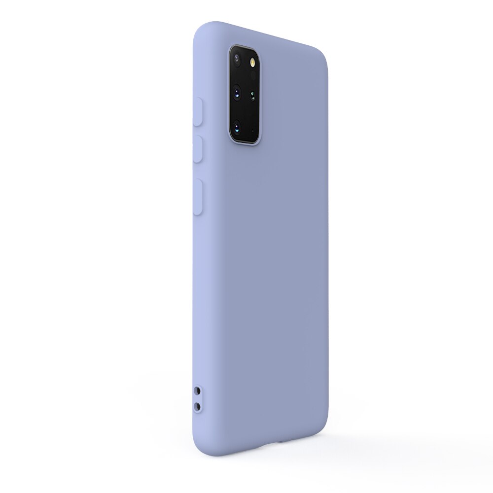 Husa Lemontti Silicon Soft Slim Samsung Galaxy S20 Plus, Lavender Gray