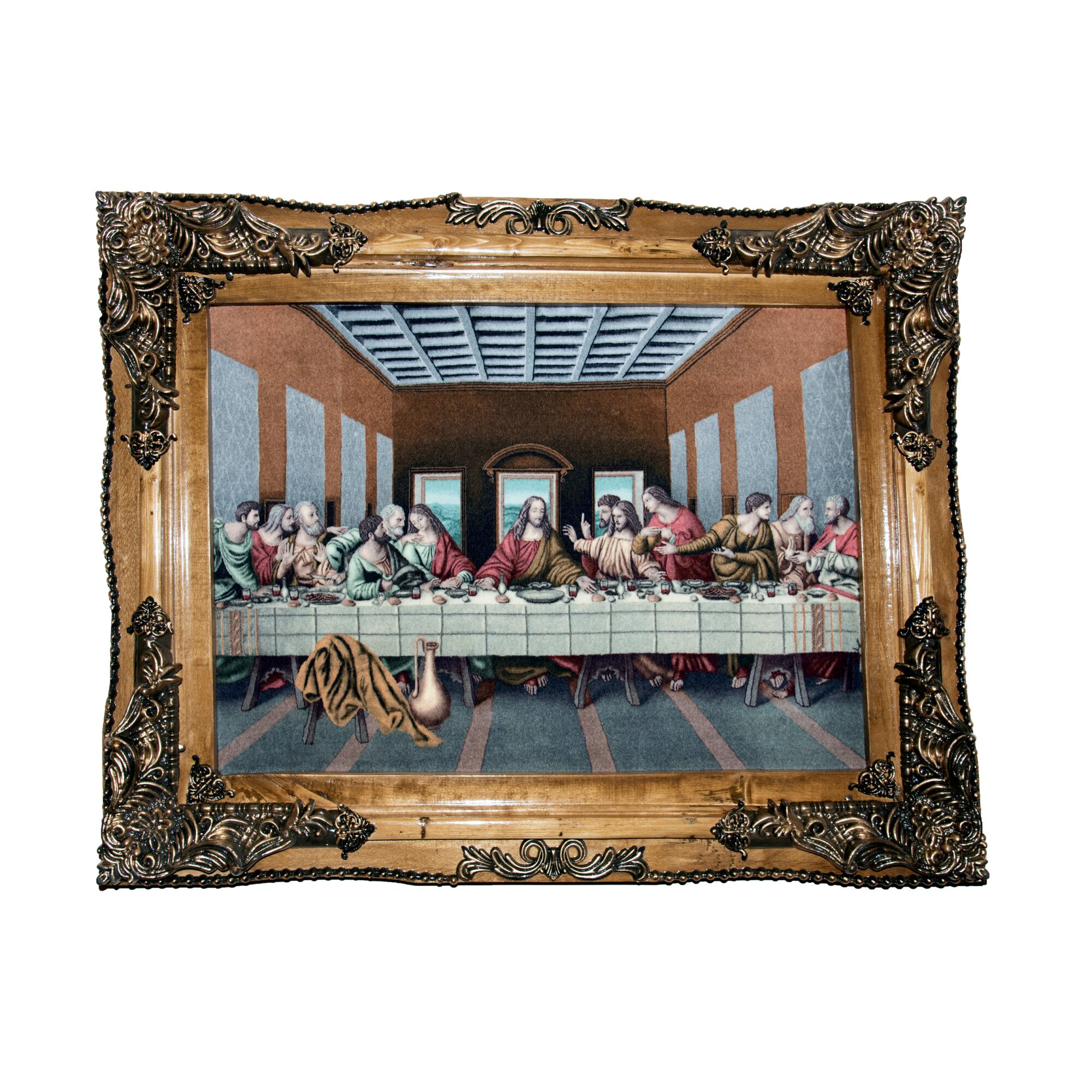 Tablou lucrat la masina Full Color 30A Matase Artificiala 50x70