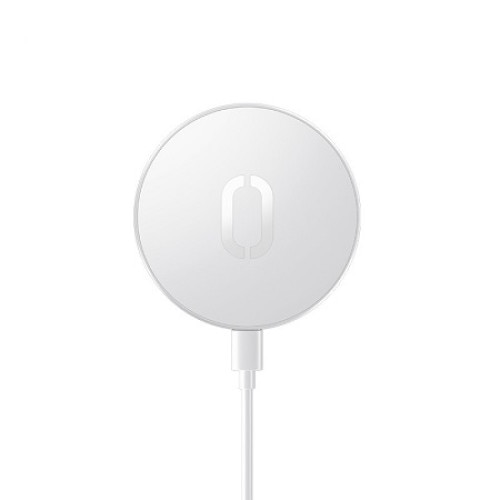 Incarcator wireless Magsafe Charger 15W compatibil cu Iphone seria 12/13, Alb