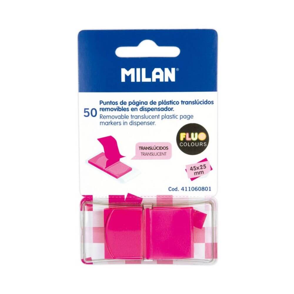Notite Adezive MILAN, 45x25 mm, 50 File, Roz