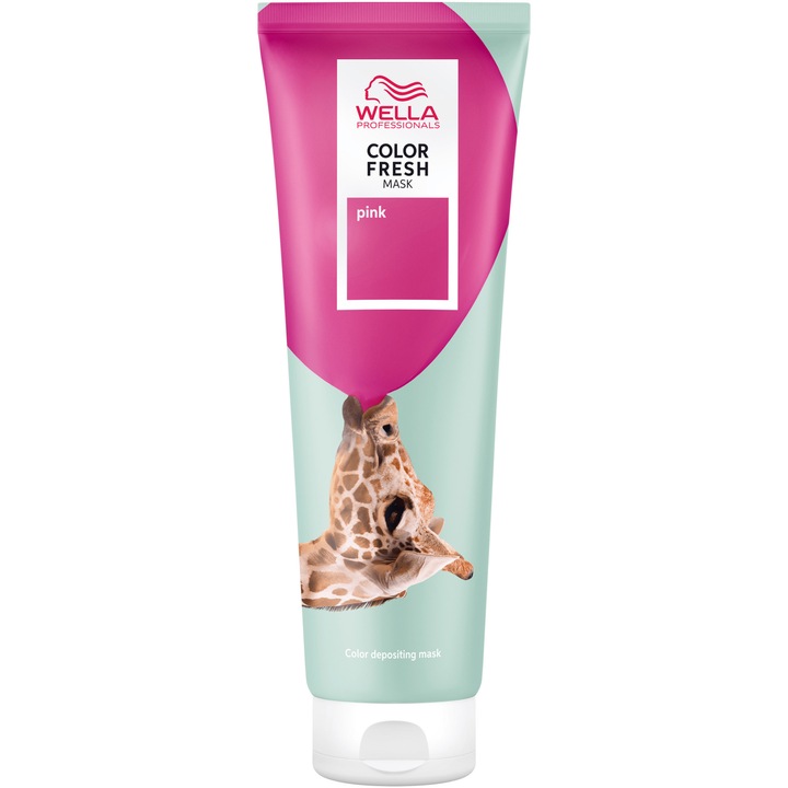 Masca de par nuantatoare Wella Professionals Color Fresh Mask Pink pentru par blond, 150 ml