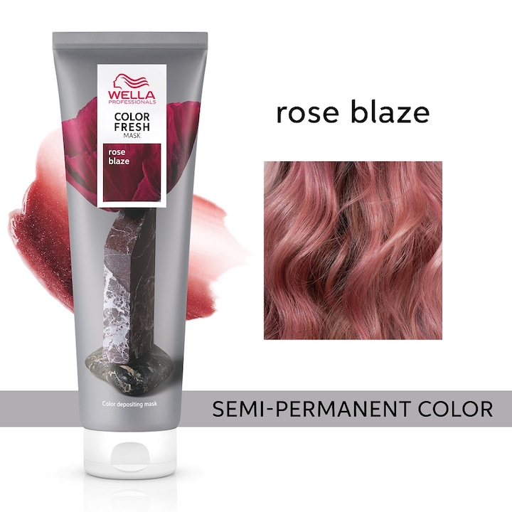 Masca De Par Nuantatoare Wella Professionals Color Fresh Mask Rose masca-de-par-nuantatoare-wella-professionals-color-fresh-mask-rose