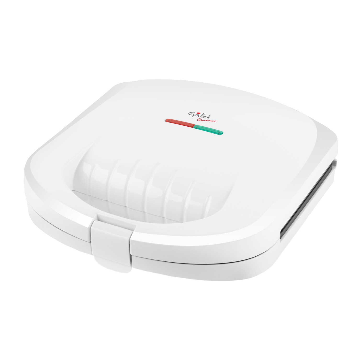 Sandwich maker GALLET SAUMUR CRO625, 800 W, 4 sandwich-uri triunghiulare, alb