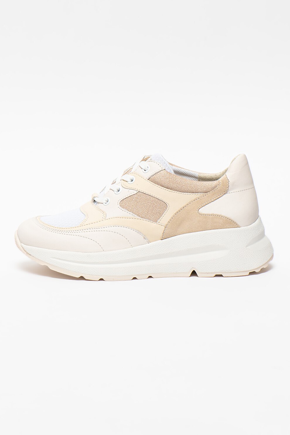 Geox, Pantofi sport cu talpa wedge Backsie