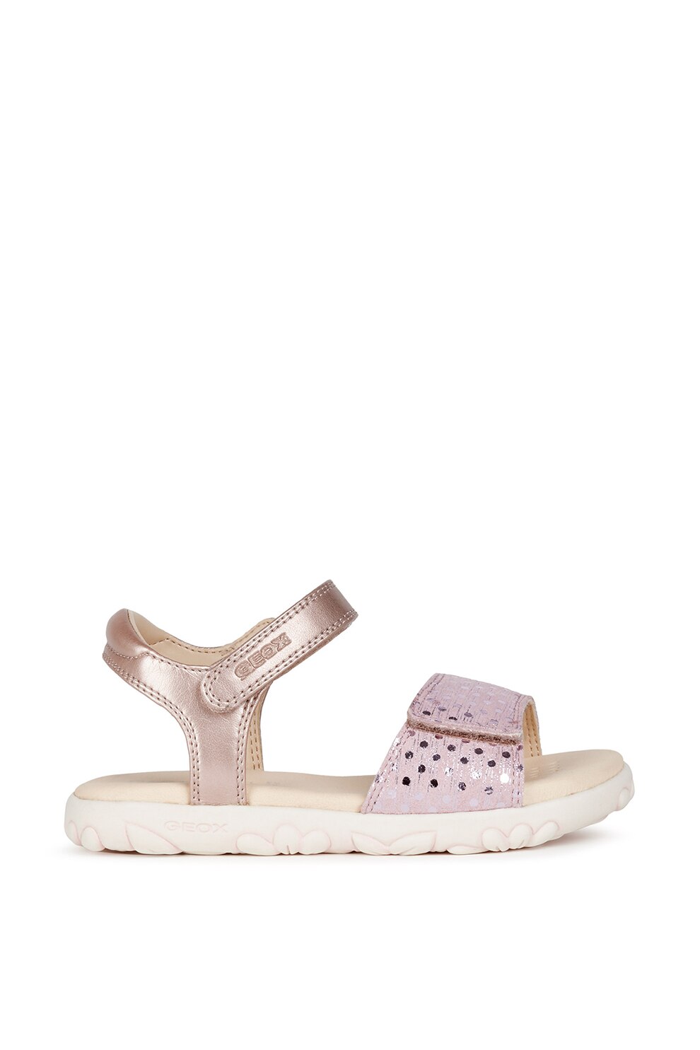 Geox, Sandale cu barete cu inchidere velcro