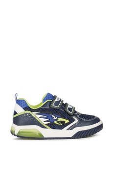 Geox - Спортни обувки от еко кожа с мрежести зони