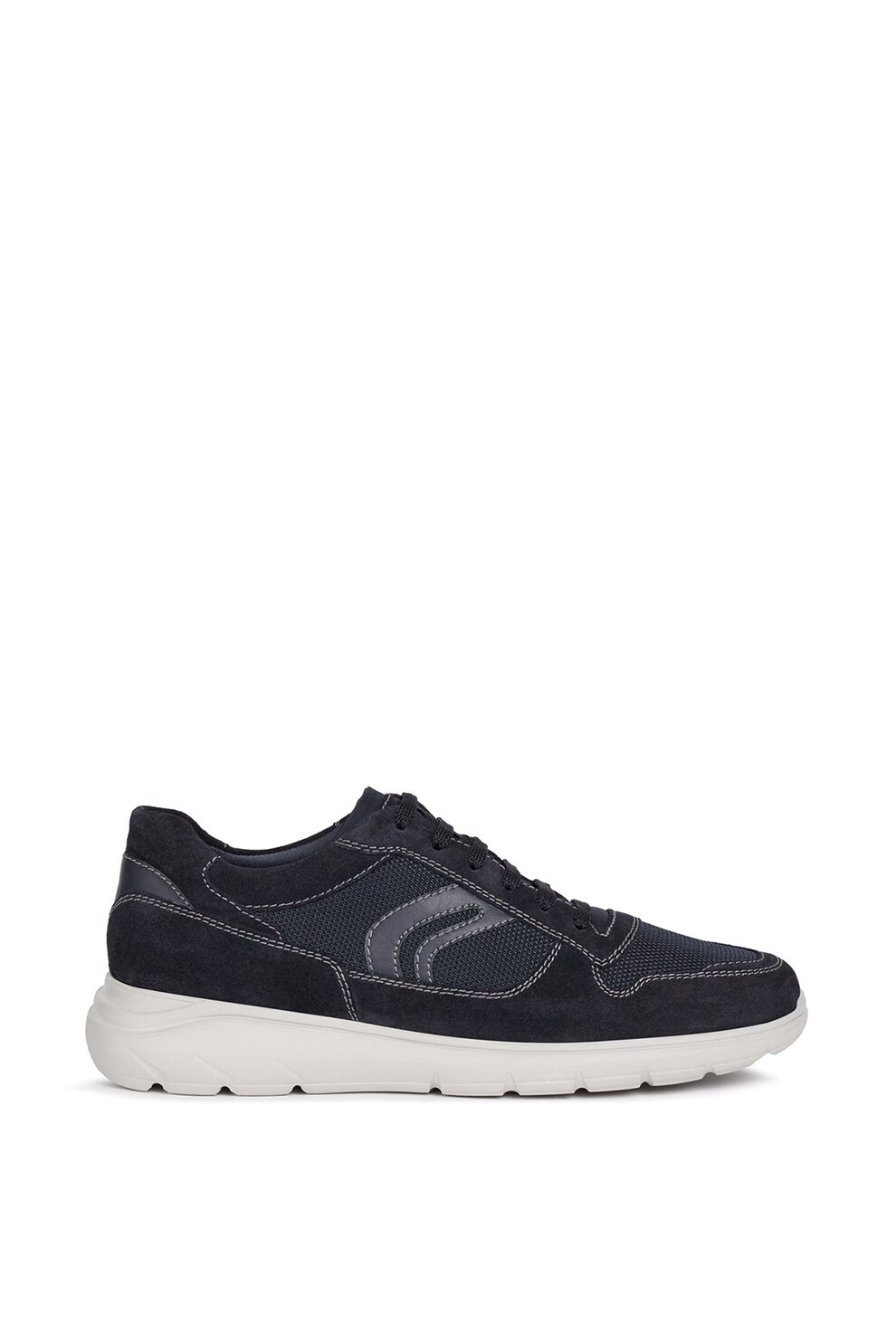Geox, Pantofi sport cu insertii de piele intoarsa
