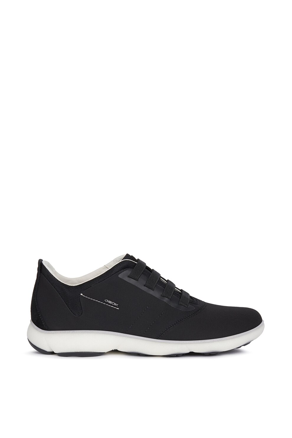 Geox, Pantofi sport de material textil cu insertii de piele intoarsa