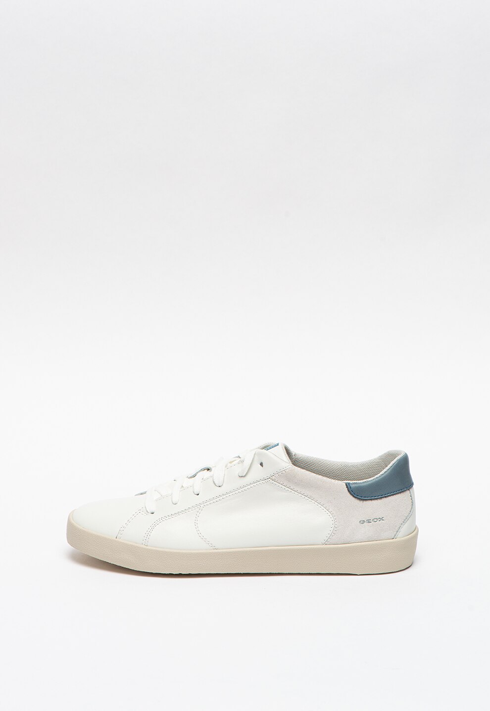Geox, Pantofi sport din piele si material textil Warley