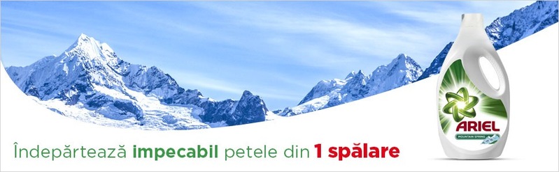 Detergent Lichid Ariel Mountain Spring 20 Spalari 1 3 L Emag Ro