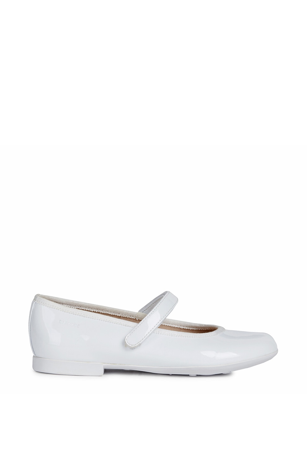 Geox, Pantofi Mary Jane de piele ecologica