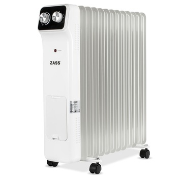 Calorifer electric cu ulei Zass ZR 13 N, 2600 W, 13 elementi, termostat reglabil, protectie la supraincalzire, roti pentru deplasare, indicator functionare Calorifer electric cu ulei Zass ZR 13 N, 2600 W, 13 elementi, termostat reglabil, protectie la supraincalzire, roti pentru deplasare, indicator functionare