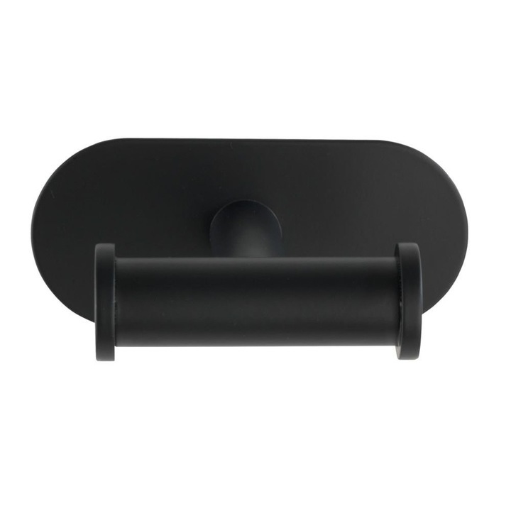 Закачалка за кърпи Wenko, Двойна, 6.5 х 10 х 4.5 см, Черен