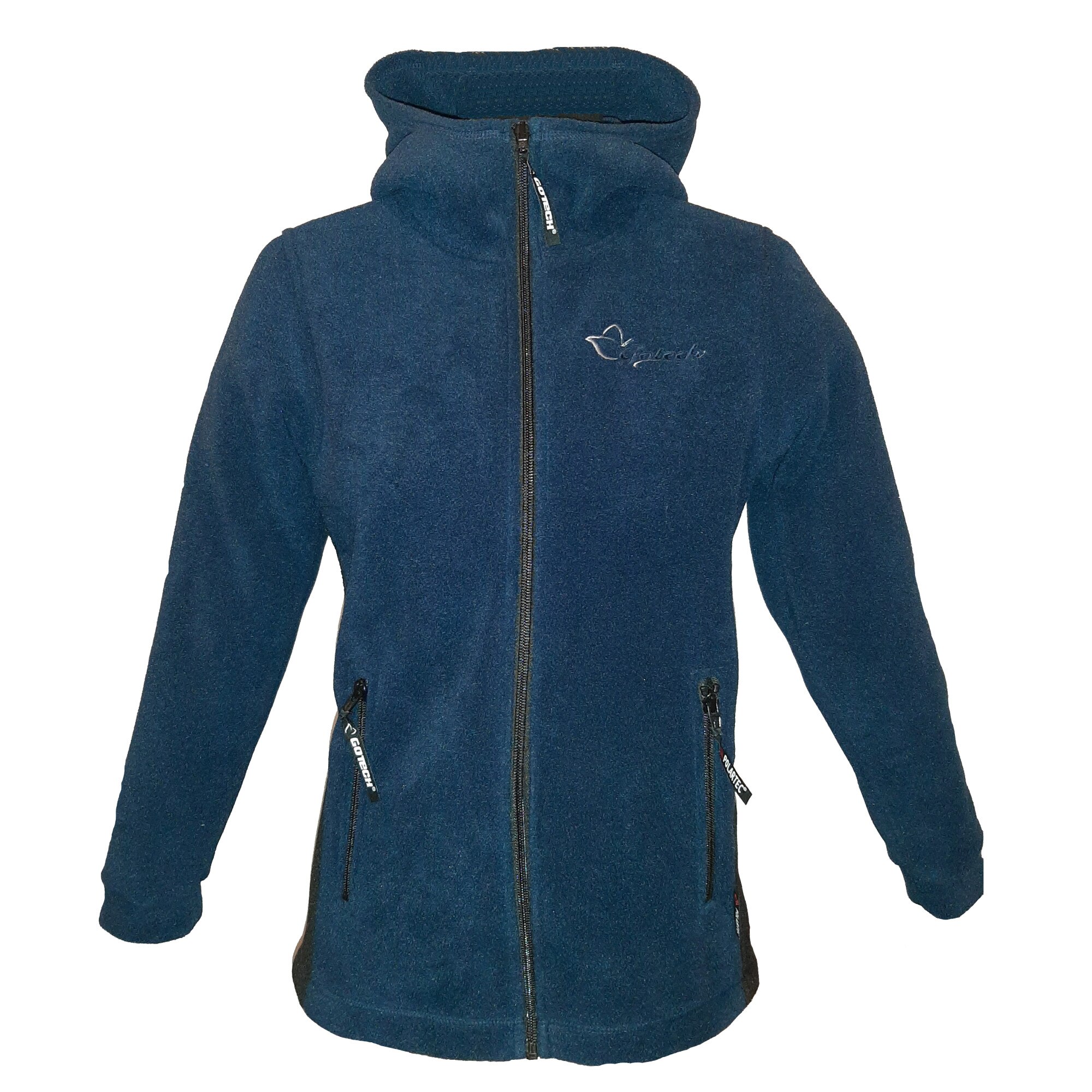 Jacheta POLARTEC femei HOODIE GOTECH, Bleumarin/Negru