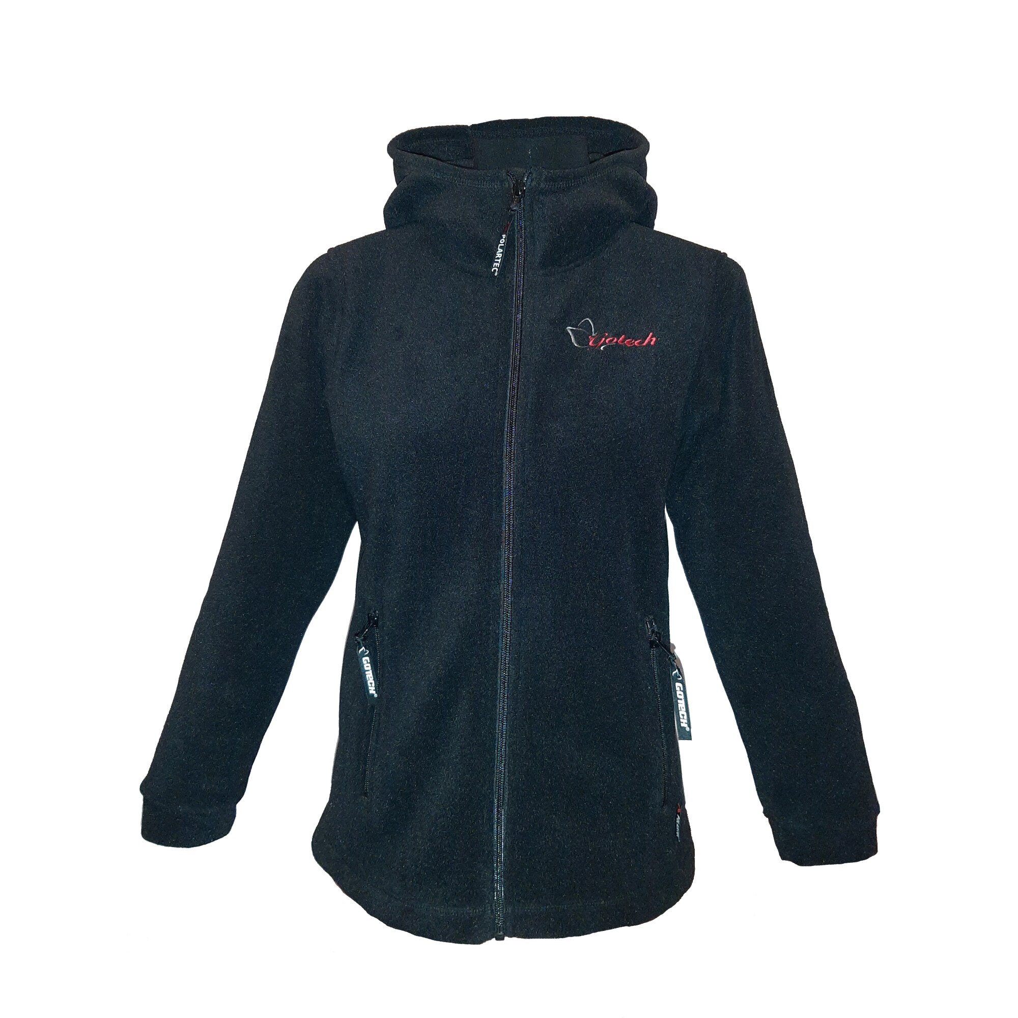 Jacheta POLARTEC femei HOODIE GOTECH, Negru/Negru