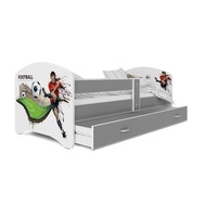 set 4 piese patut tineret si copii cu sertar saltea si cearceaf cu elastic mykids lucky football player 140x80 multicolor imagen 7_0_
0