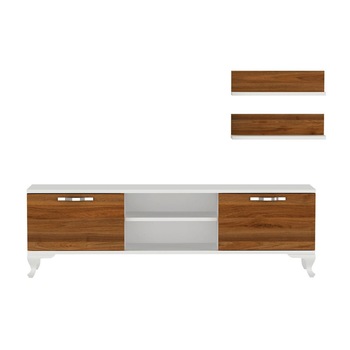 Set comoda tv si 2 polite, Ezo 150x45x30 cm Set comoda tv si 2 polite, Ezo 150x45x30 cm