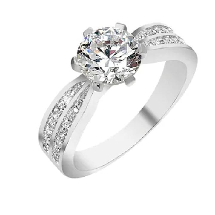 Inel, The Veuer, Inox, 17mm, Argintiu