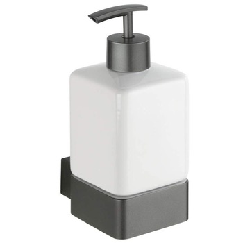 Distribuitor de sapun MONTELLA, Antracit, 300 ml, WENKO Distribuitor de sapun MONTELLA, Antracit, 300 ml, WENKO