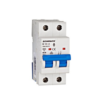Siguranta automata 2P 16A 6kA 2 module Schrack-Amparo AM618216 Siguranta automata 2P 16A 6kA 2 module Schrack-Amparo AM618216