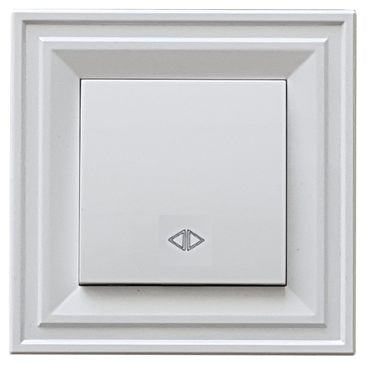 Ключ кръстат LB Light Classic, СХ 7, 10А, 220V, бял