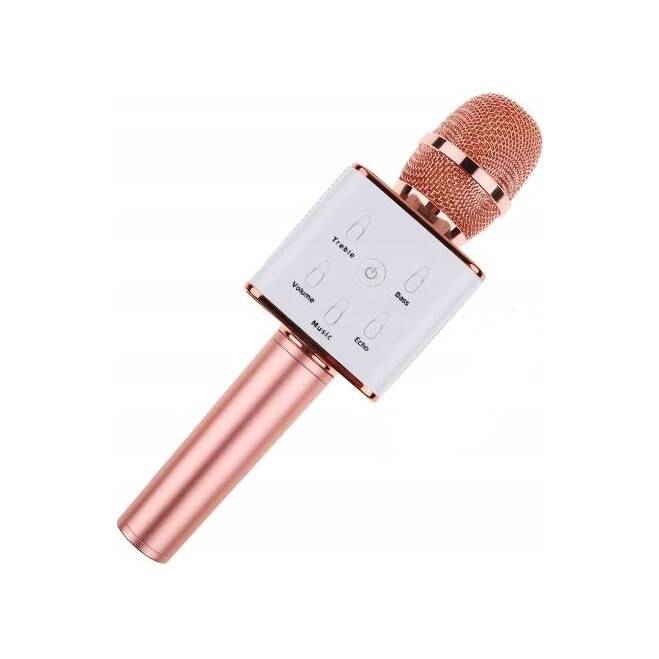 Microfon Xrec SB4858, bluetooth, Auriu rose