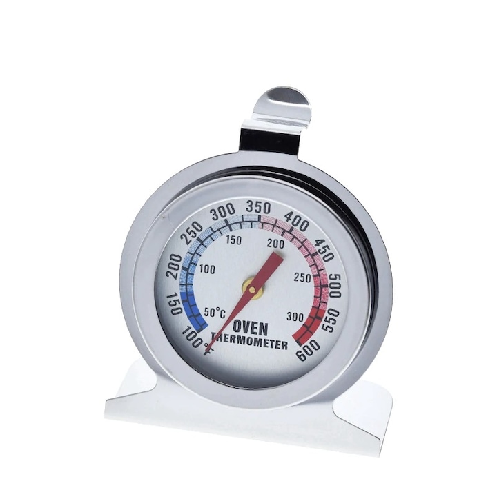Термометър за фурна EARUELETRIC, Неръждаема стомана