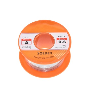Cositor 0.6 mm, 50gr Cositor 0.6 mm, 50gr