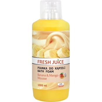Spuma de Baie cu Extract de Banana si Mousse de Mango - 1000 ml - Fresh Juice Spuma de Baie cu Extract de Banana si Mousse de Mango - 1000 ml - Fresh Juice