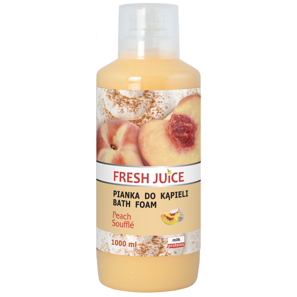 Spuma de Baie cu Extract de Sufle de Piersici - 1000 ml - Fresh Juice