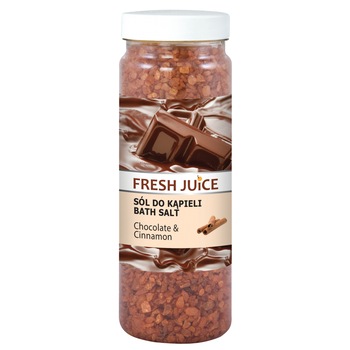 Sare de Baie cu Extract de Ciocolata Scortisoare - 700 gr - Fresh Juice Sare de Baie cu Extract de Ciocolata Scortisoare - 700 gr - Fresh Juice